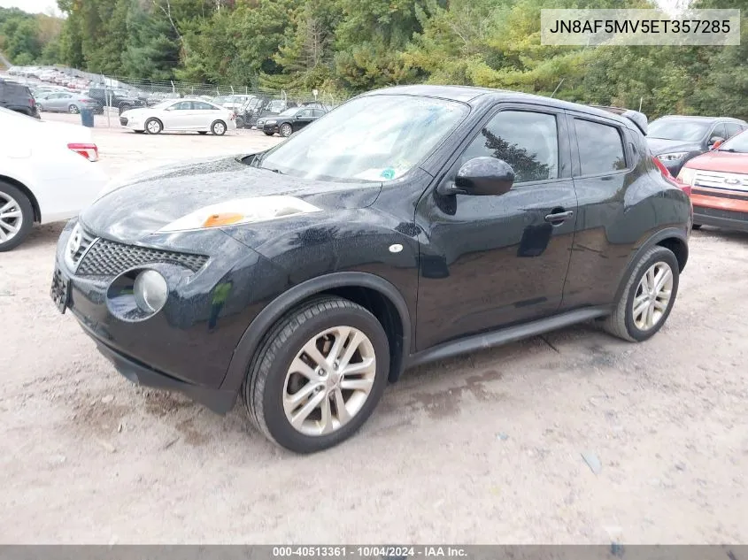 2014 Nissan Juke Sl VIN: JN8AF5MV5ET357285 Lot: 40513361