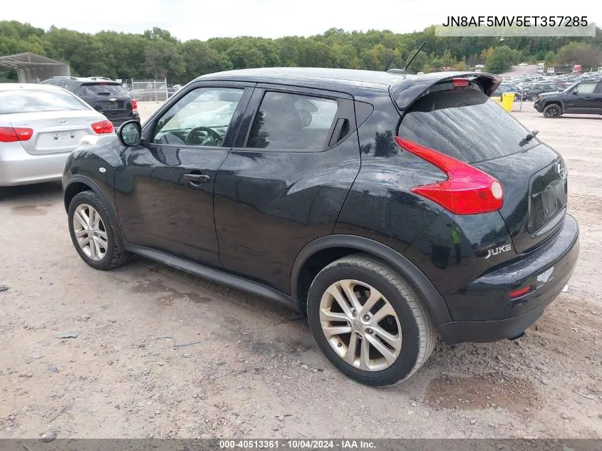 2014 Nissan Juke Sl VIN: JN8AF5MV5ET357285 Lot: 40513361