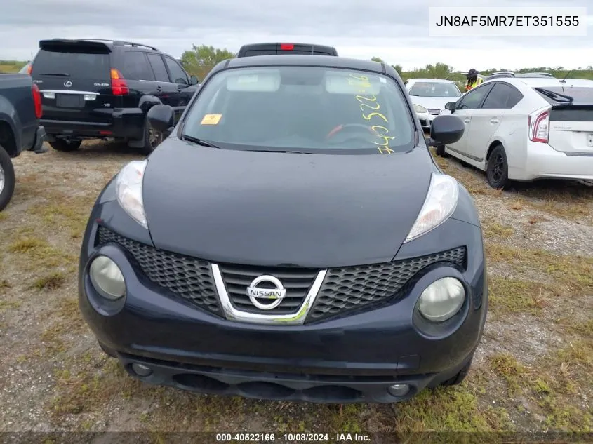 2014 Nissan Juke S/Sv/Sl/Nismo VIN: JN8AF5MR7ET351555 Lot: 40522166