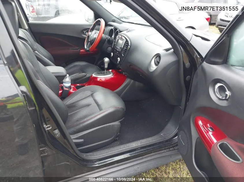 2014 Nissan Juke S/Sv/Sl/Nismo VIN: JN8AF5MR7ET351555 Lot: 40522166