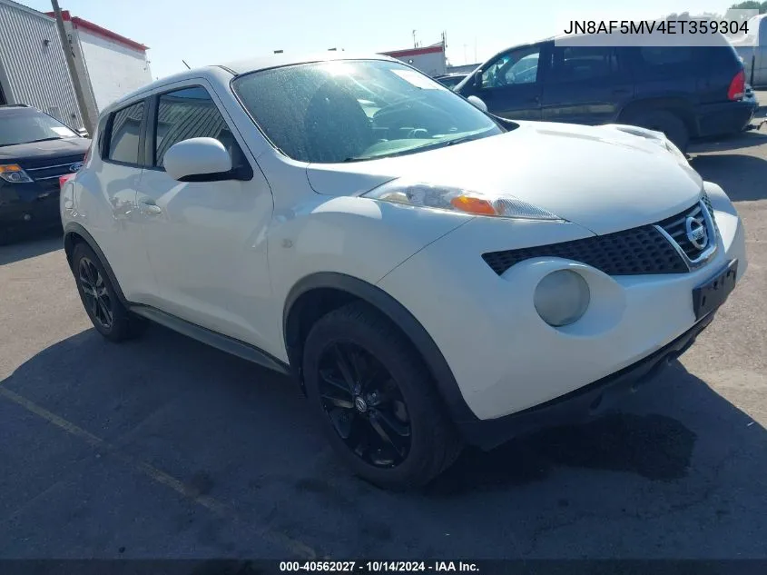 2014 Nissan Juke S VIN: JN8AF5MV4ET359304 Lot: 40562027