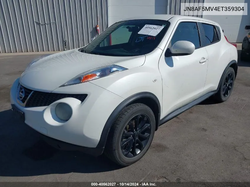 2014 Nissan Juke S VIN: JN8AF5MV4ET359304 Lot: 40562027