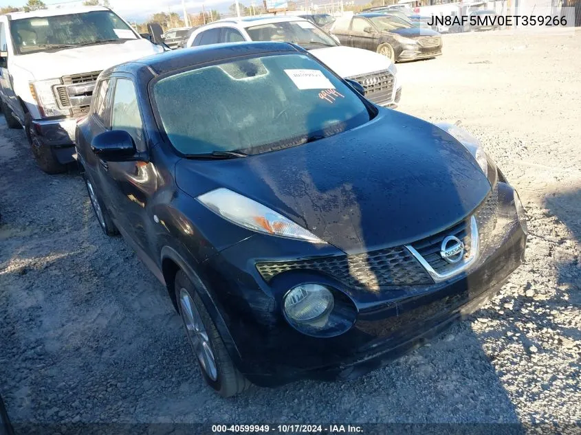 2014 Nissan Juke S/Sv/Sl/Nismo VIN: JN8AF5MV0ET359266 Lot: 40599949