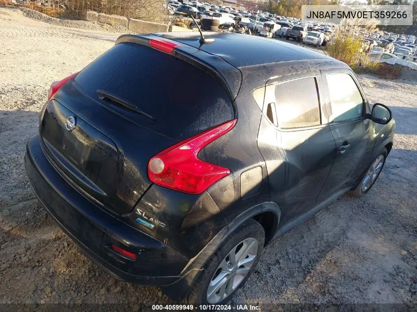 JN8AF5MV0ET359266 2014 Nissan Juke S/Sv/Sl/Nismo