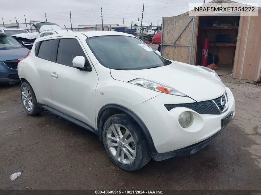 2014 Nissan Juke Sl VIN: JN8AF5MRXET354272 Lot: 40605915