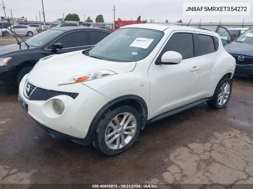 2014 Nissan Juke Sl VIN: JN8AF5MRXET354272 Lot: 40605915