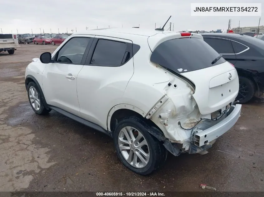 2014 Nissan Juke Sl VIN: JN8AF5MRXET354272 Lot: 40605915