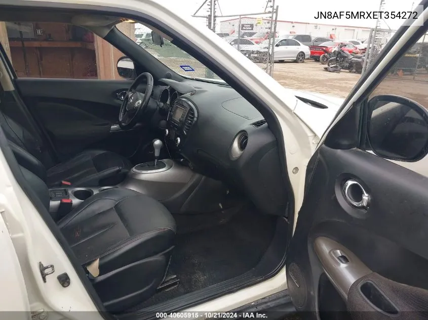 2014 Nissan Juke Sl VIN: JN8AF5MRXET354272 Lot: 40605915