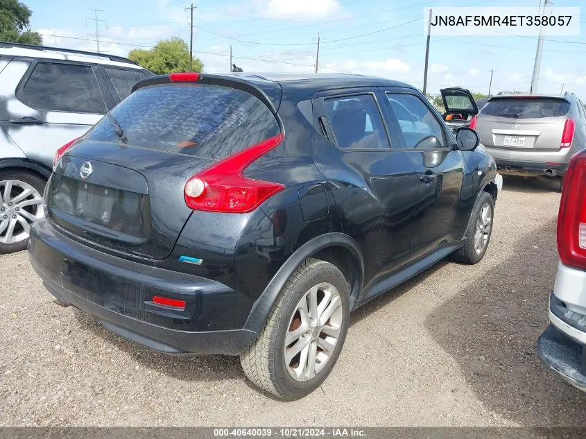 2014 Nissan Juke S/Sv/Sl/Nismo VIN: JN8AF5MR4ET358057 Lot: 40640039