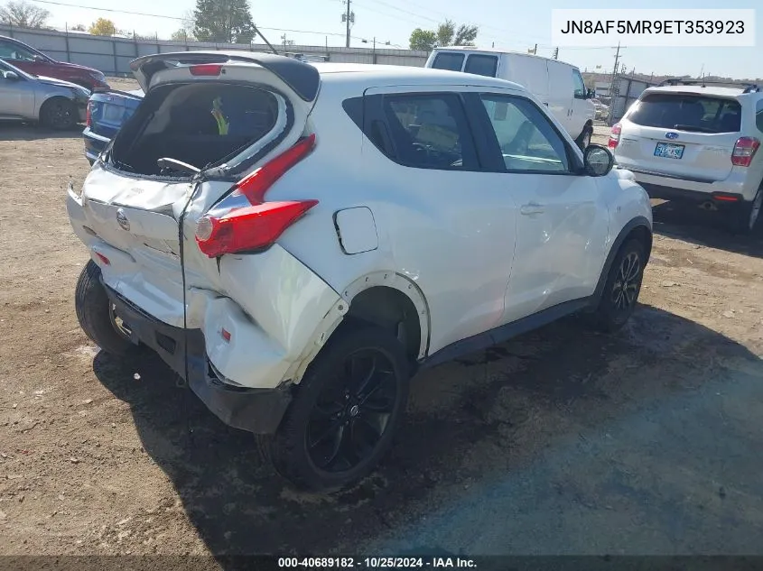 2014 Nissan Juke S VIN: JN8AF5MR9ET353923 Lot: 40689182