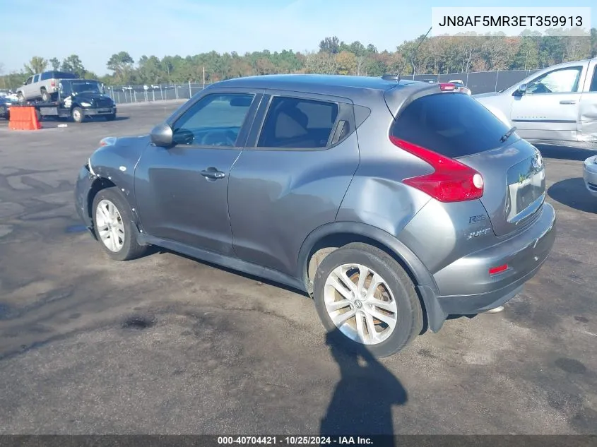 2014 Nissan Juke Sv VIN: JN8AF5MR3ET359913 Lot: 40704421