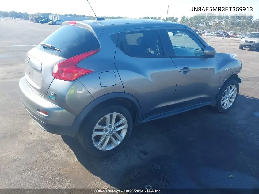 2014 Nissan Juke Sv VIN: JN8AF5MR3ET359913 Lot: 40704421