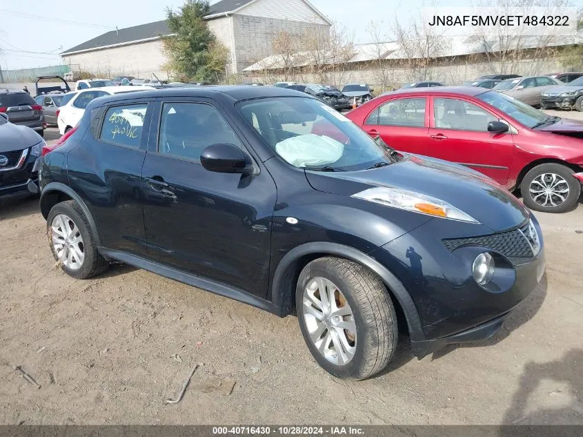 2014 Nissan Juke S VIN: JN8AF5MV6ET484322 Lot: 40716430