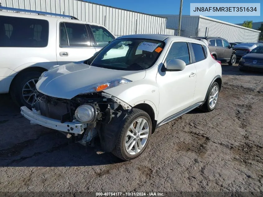 JN8AF5MR3ET351634 2014 Nissan Juke Sl