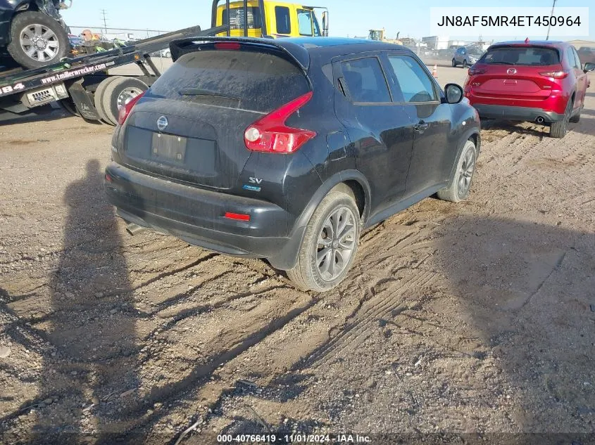 JN8AF5MR4ET450964 2014 Nissan Juke Sv