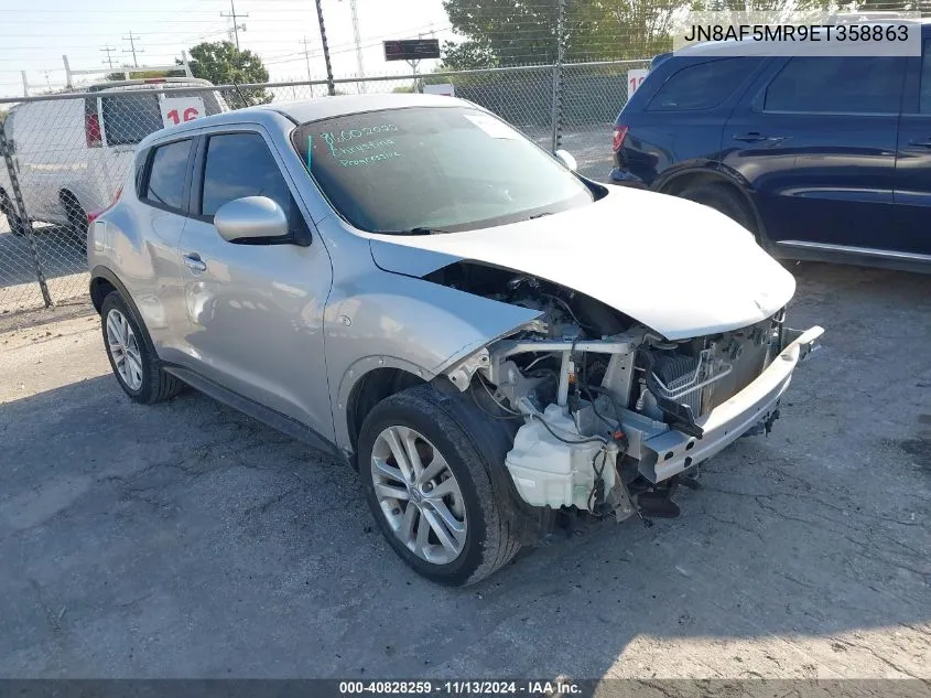 2014 Nissan Juke Sl VIN: JN8AF5MR9ET358863 Lot: 40828259