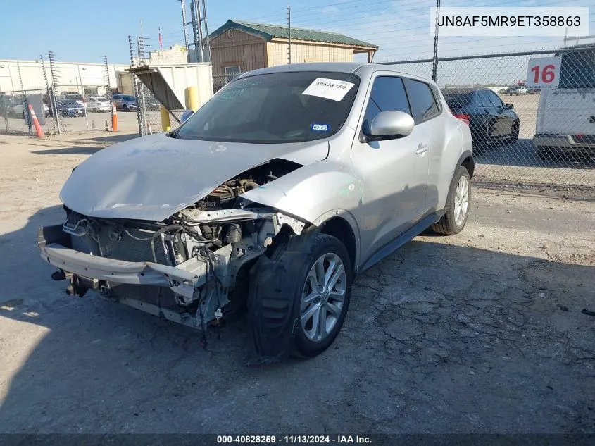 2014 Nissan Juke Sl VIN: JN8AF5MR9ET358863 Lot: 40828259