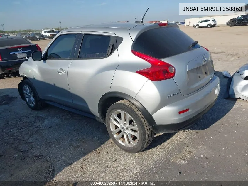 2014 Nissan Juke Sl VIN: JN8AF5MR9ET358863 Lot: 40828259