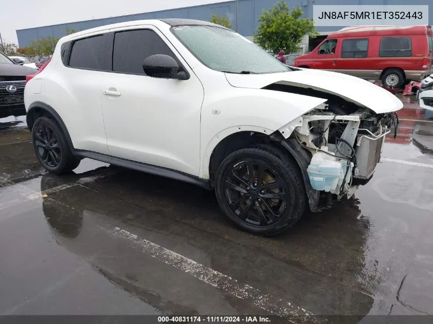 2014 Nissan Juke Nismo/S/Sl/Sv VIN: JN8AF5MR1ET352443 Lot: 40831174