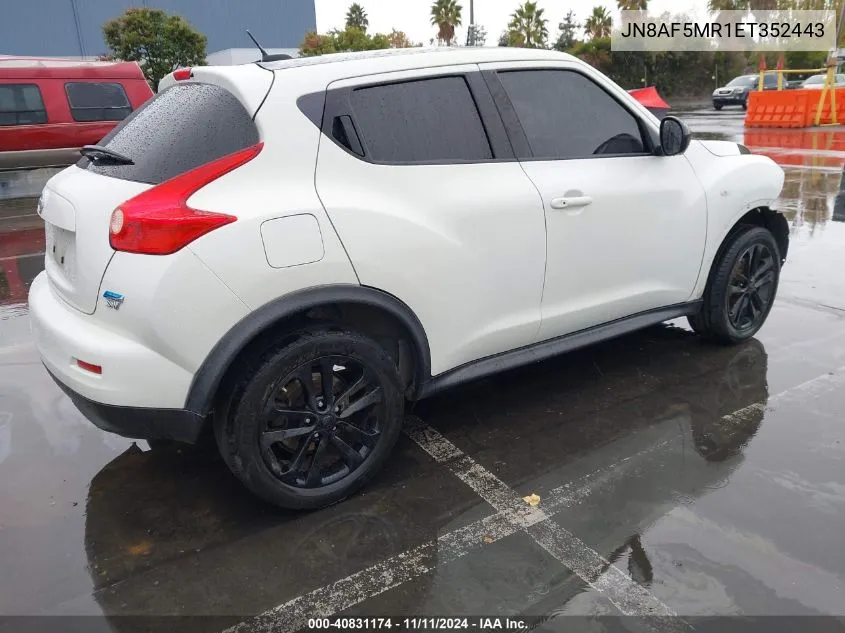 2014 Nissan Juke Nismo/S/Sl/Sv VIN: JN8AF5MR1ET352443 Lot: 40831174