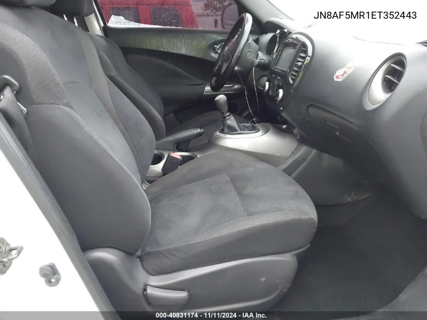 2014 Nissan Juke Nismo/S/Sl/Sv VIN: JN8AF5MR1ET352443 Lot: 40831174