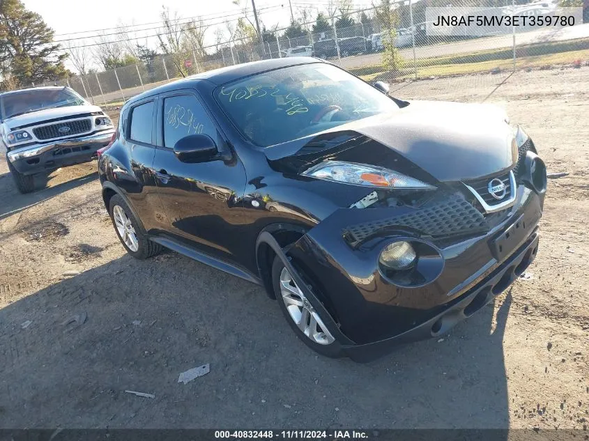 2014 Nissan Juke Sv VIN: JN8AF5MV3ET359780 Lot: 40832448