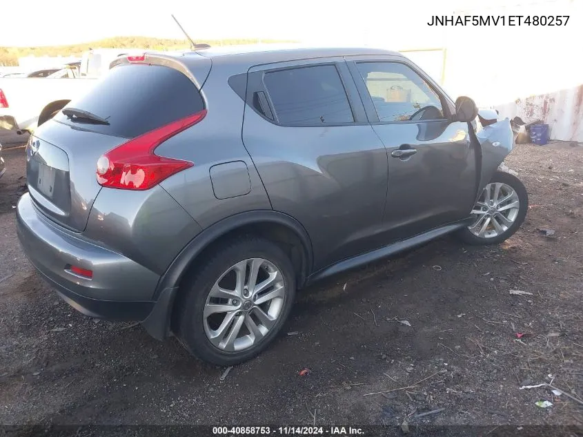 2014 Nissan Juke VIN: JNHAF5MV1ET480257 Lot: 40858753