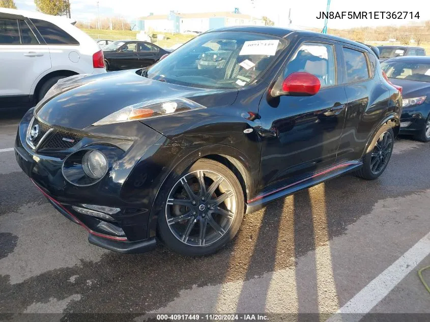 2014 Nissan Juke Nismo VIN: JN8AF5MR1ET362714 Lot: 40917449