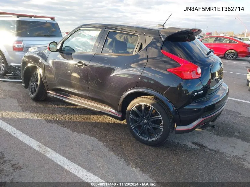 2014 Nissan Juke Nismo VIN: JN8AF5MR1ET362714 Lot: 40917449