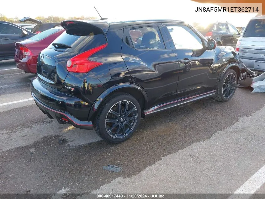 2014 Nissan Juke Nismo VIN: JN8AF5MR1ET362714 Lot: 40917449