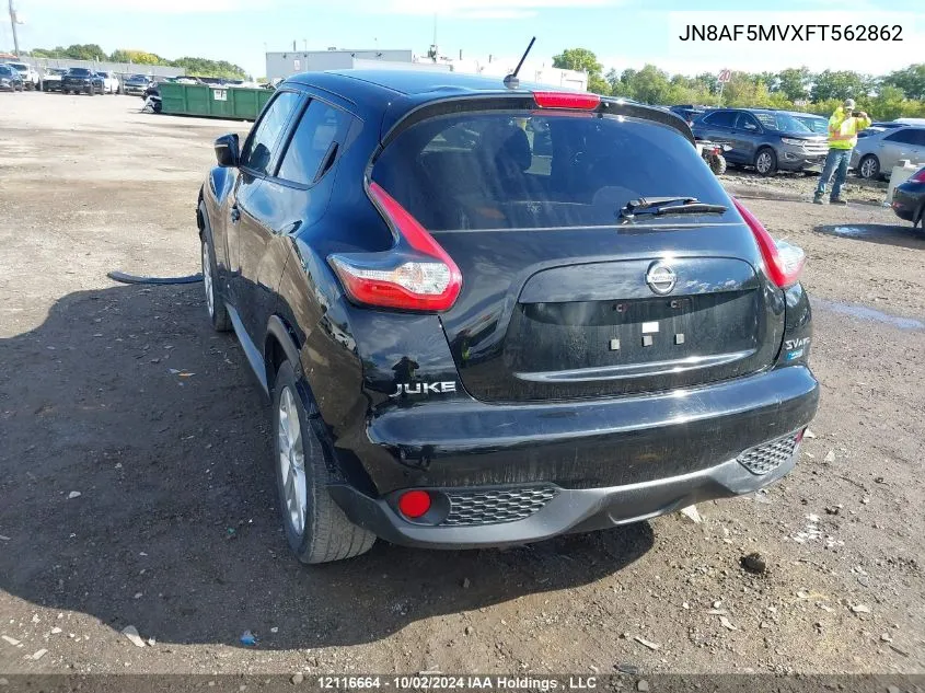 JN8AF5MVXFT562862 2015 Nissan Juke