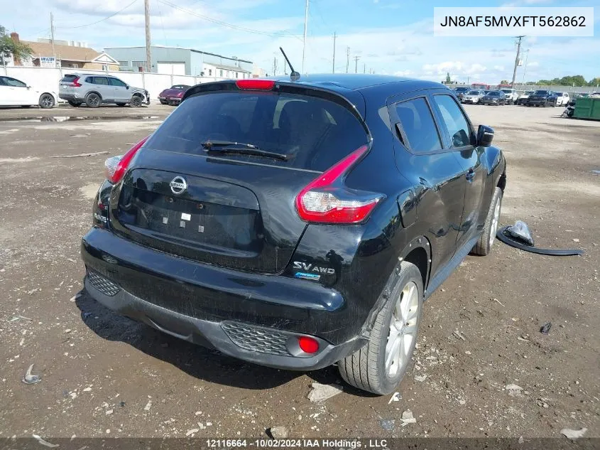 JN8AF5MVXFT562862 2015 Nissan Juke