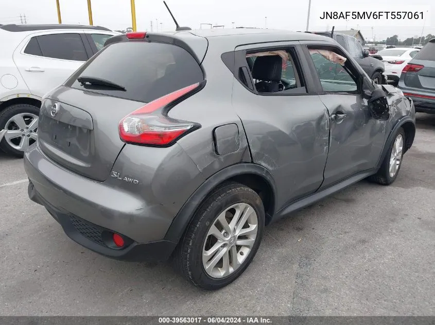 JN8AF5MV6FT557061 2015 Nissan Juke Sl