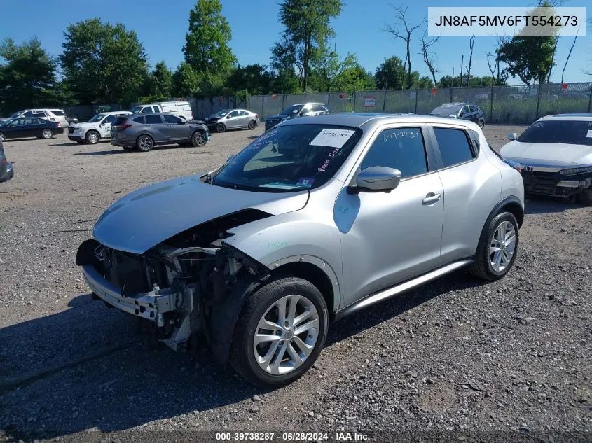 2015 Nissan Juke Sv VIN: JN8AF5MV6FT554273 Lot: 39738287