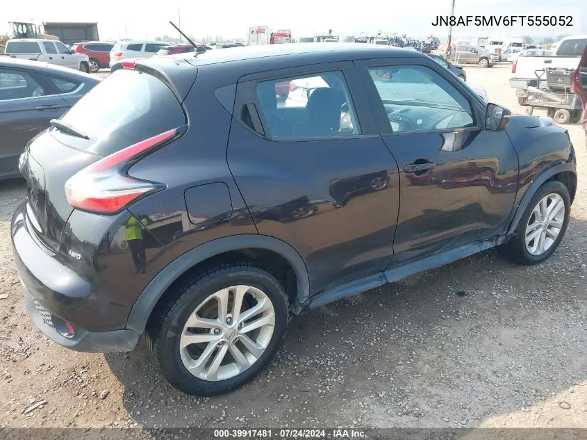 2015 Nissan Juke S VIN: JN8AF5MV6FT555052 Lot: 39917481