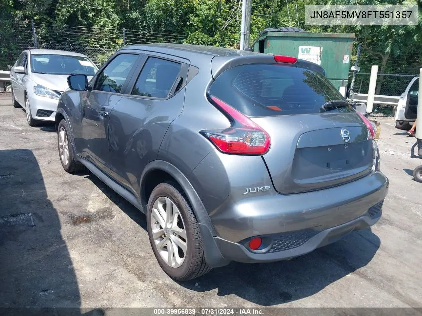 JN8AF5MV8FT551357 2015 Nissan Juke S