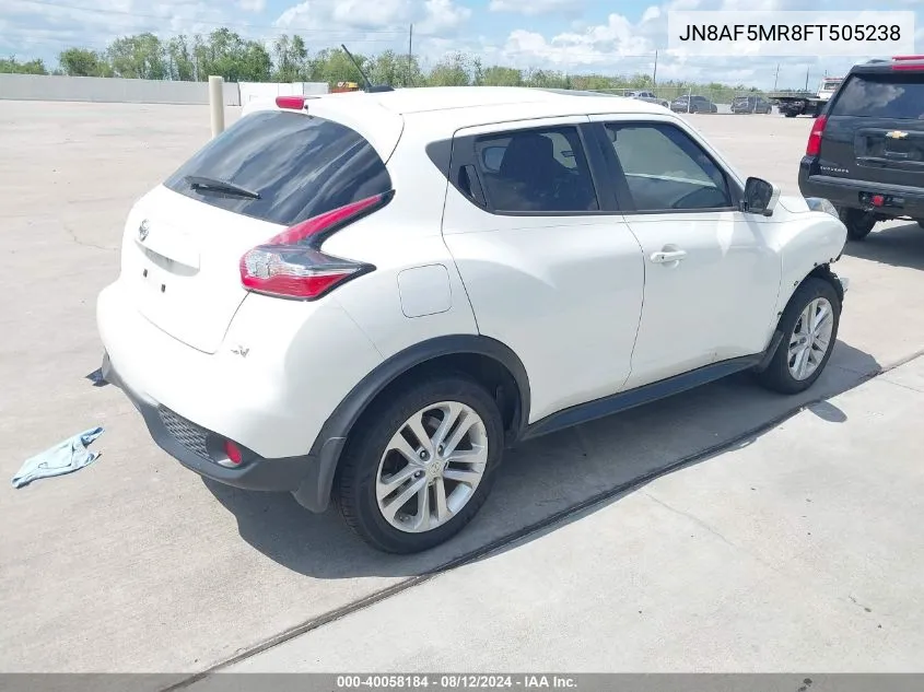 JN8AF5MR8FT505238 2015 Nissan Juke Sv