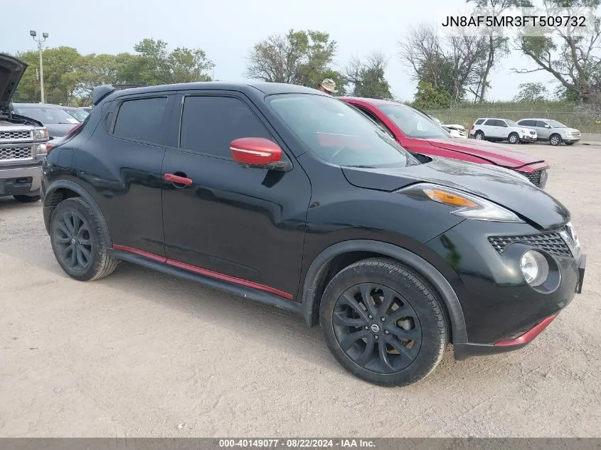 2015 Nissan Juke Sv VIN: JN8AF5MR3FT509732 Lot: 40149077