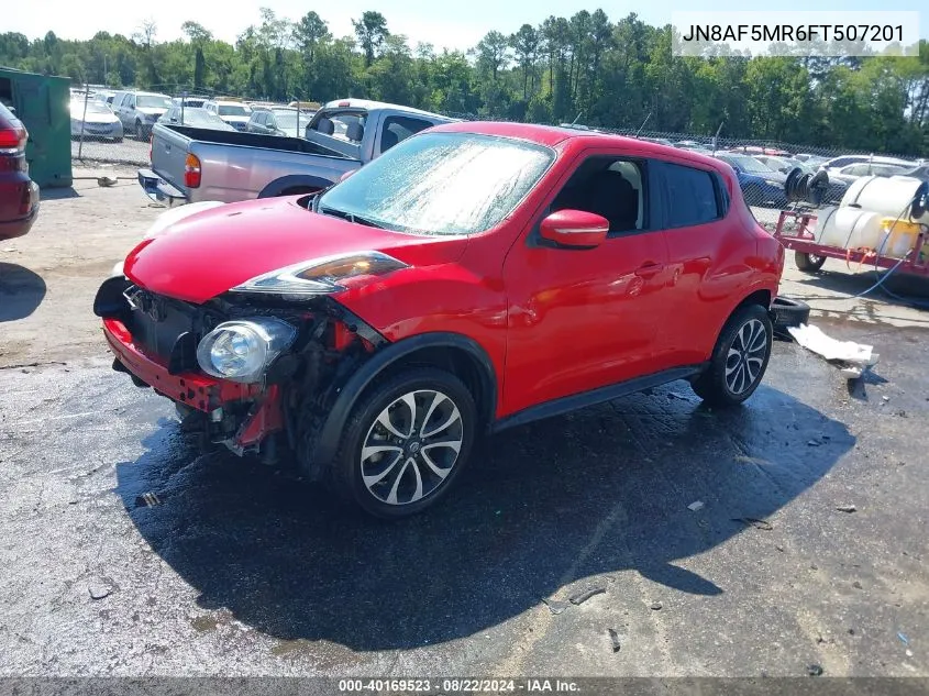 2015 Nissan Juke Sv VIN: JN8AF5MR6FT507201 Lot: 40169523