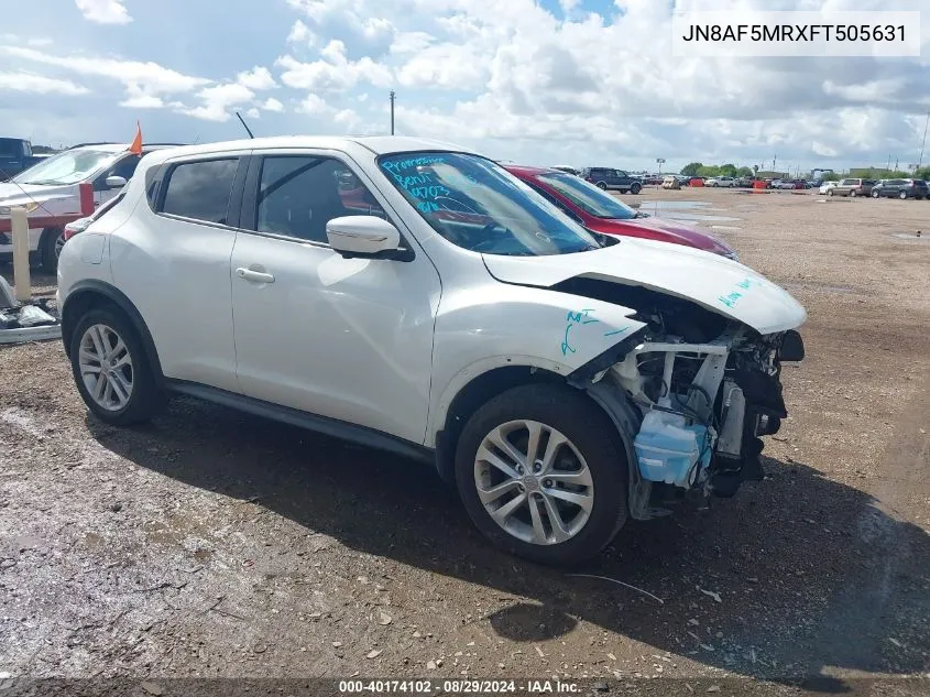 JN8AF5MRXFT505631 2015 Nissan Juke Sl