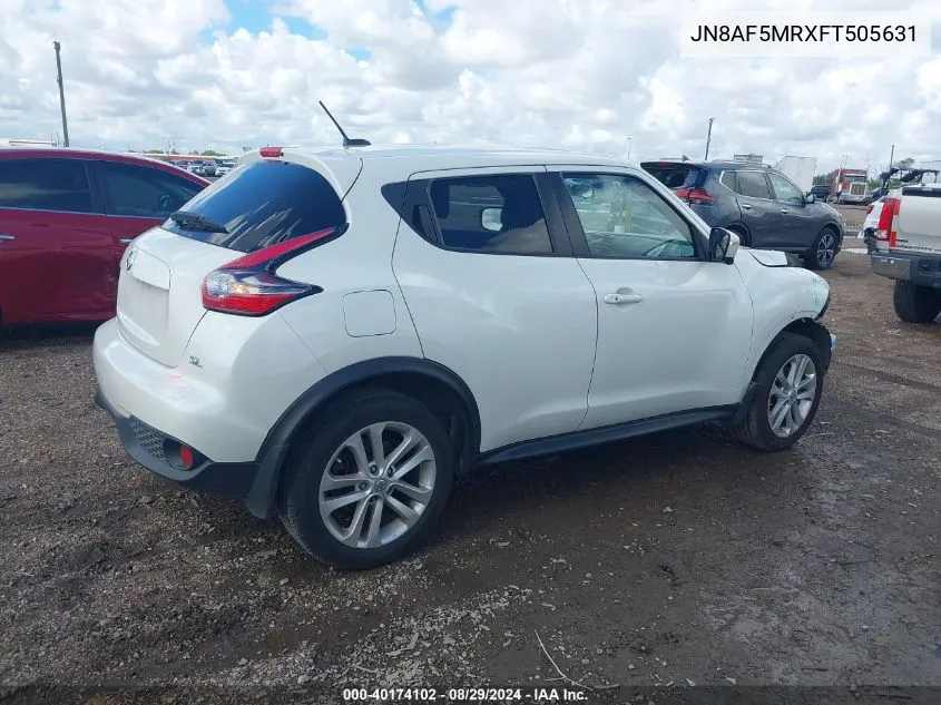 JN8AF5MRXFT505631 2015 Nissan Juke Sl