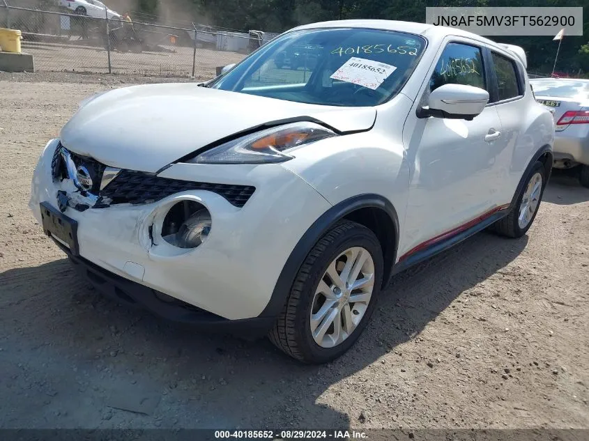 2015 Nissan Juke Sl VIN: JN8AF5MV3FT562900 Lot: 40185652