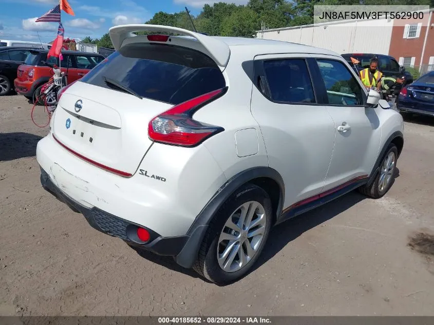 JN8AF5MV3FT562900 2015 Nissan Juke Sl