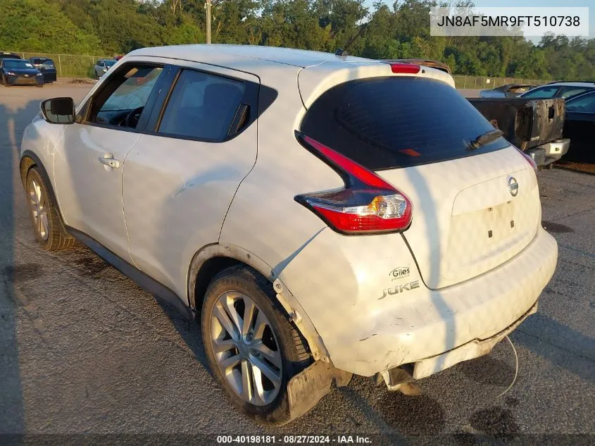 JN8AF5MR9FT510738 2015 Nissan Juke S