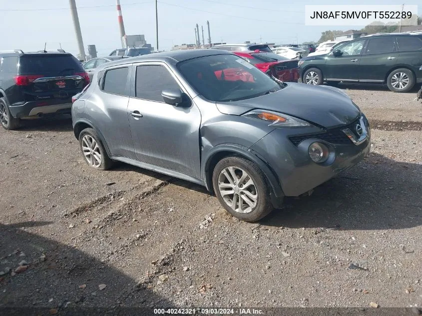 JN8AF5MV0FT552289 2015 Nissan Juke S