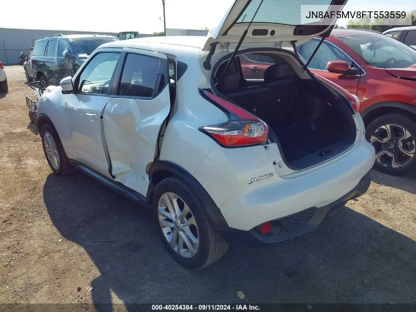 2015 Nissan Juke Sl VIN: JN8AF5MV8FT553559 Lot: 40254384