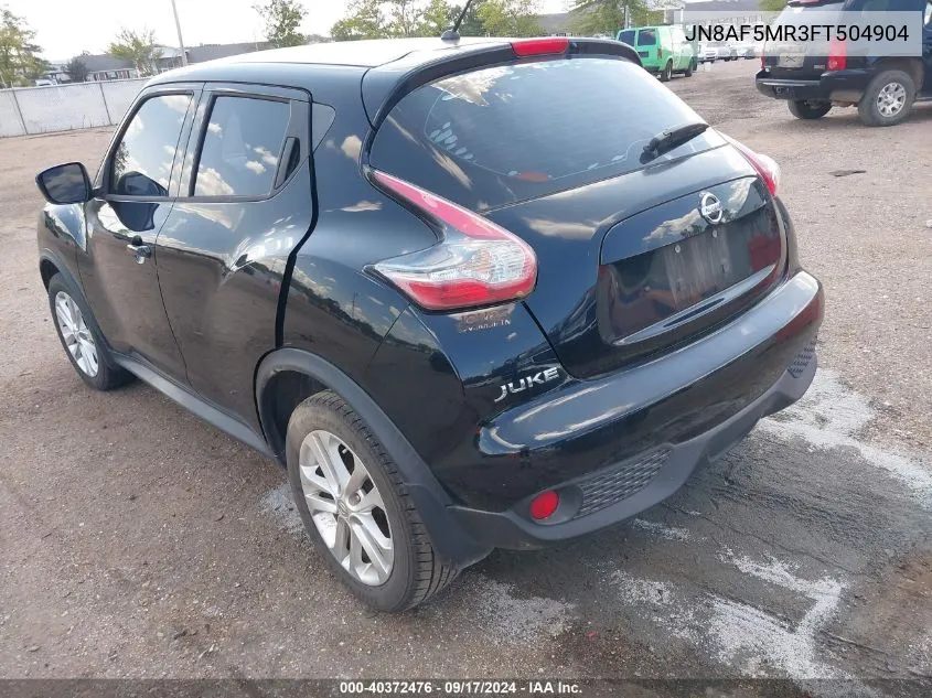 JN8AF5MR3FT504904 2015 Nissan Juke S