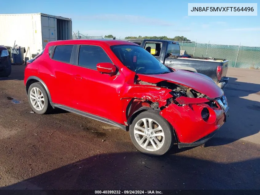 JN8AF5MVXFT564496 2015 Nissan Juke Sl