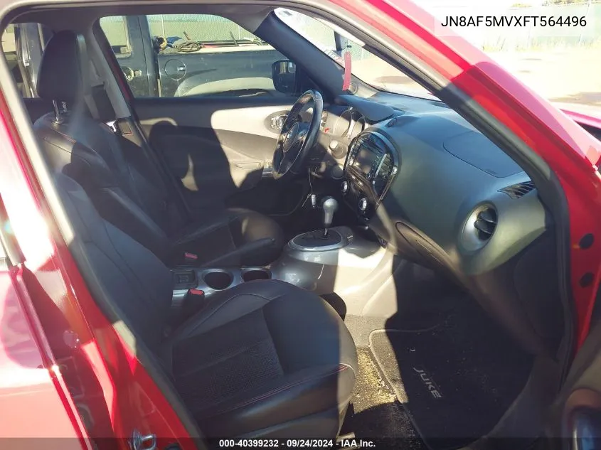 JN8AF5MVXFT564496 2015 Nissan Juke Sl