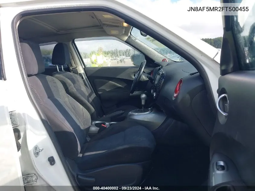 JN8AF5MR2FT500455 2015 Nissan Juke Sv